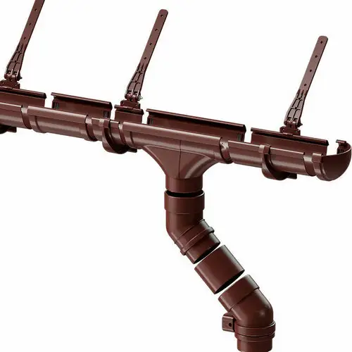 Водосточная система Классика коричневого цвета