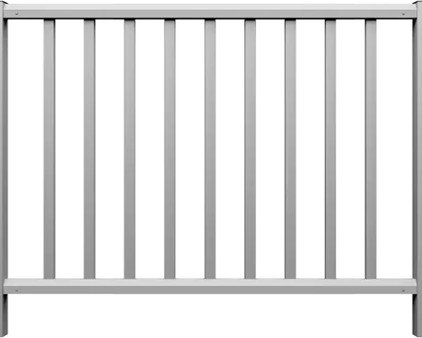 3-D еврозабор Protect серого цвета